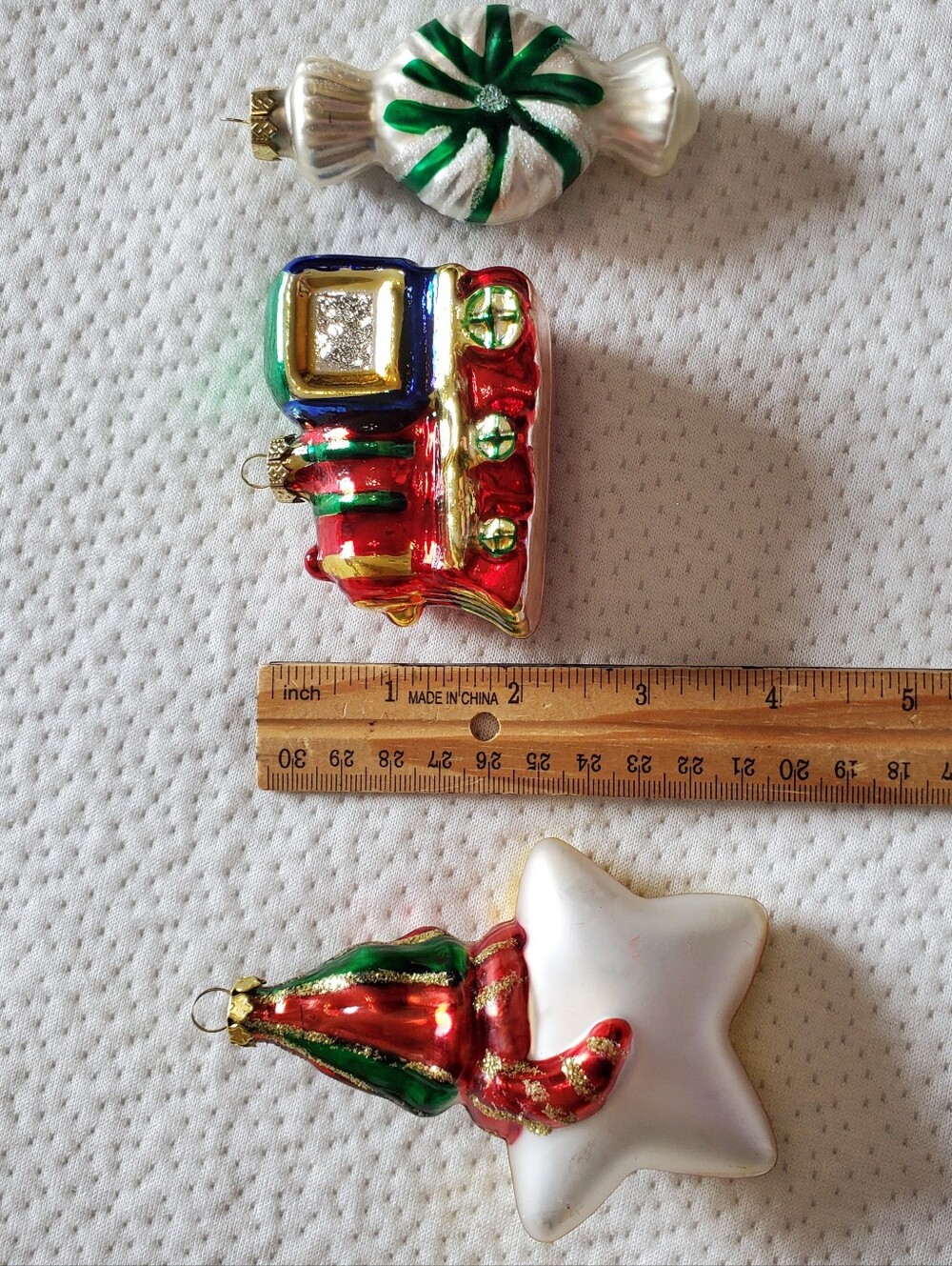 Vintage Thomas Pacconi Classics Blown Glass Christmas Ornaments Lot 2003 - Picture 5 of 13